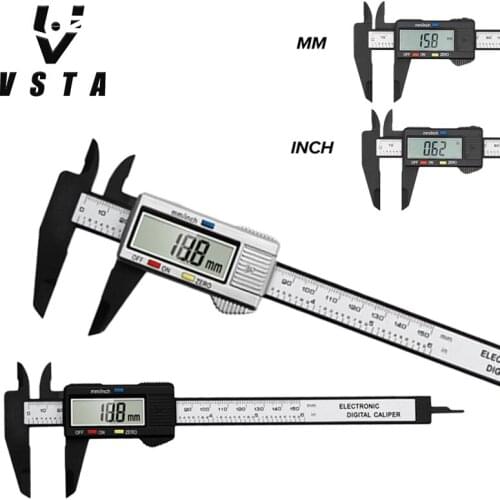 Digital Caliper 6 inch Electronic Vernier Caliper 100mm Calliper Micrometer Digital Ruler Measuring Tool 150mm 0.1mm