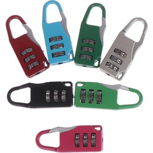 Colorful Password Lock Password Combination Padlock Security Travel Safe Lock Zinc Alloy Suitcase Luggage Locker Bicycle Locks