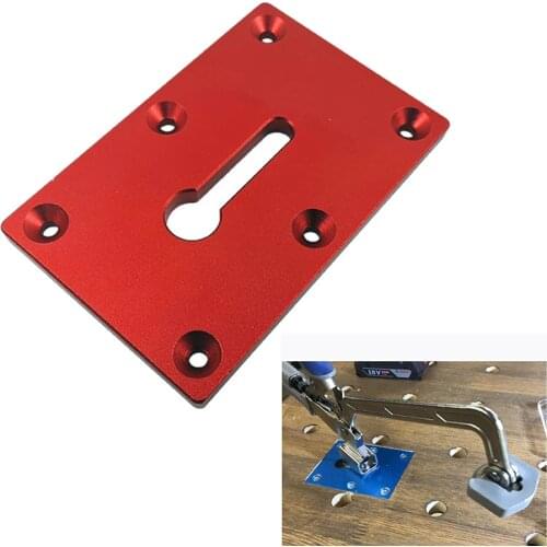 Woodworking table fixture fixing Pliers fixed mounting plate Pliers fixing fixture