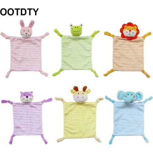 Baby Soother Appease Towel Toys Gifts Infants Comfort Sleeping Nursing Cuddling Blanket Soft Plush Animal Doll Teether