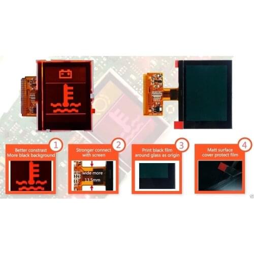 Dashboard Display For VW Audi A3/A4/A6 VDO For Skoda LCD Instrument cluster