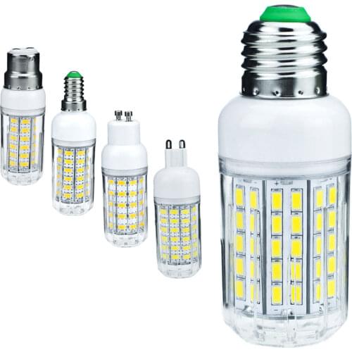 E27 GU10 LED Corn Light Bulbs E14 B22 G9 Spotlights 6W-25W Home White Table Lamps Indoor Lighting Ampoule AC 110V 220V 230V 240V
