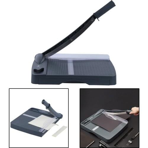 Heavy Duty Paper Trimmer Guillotine 16 Sheet Capacity Safeguard Photo Cutter Label Card Photographs Coupon Home