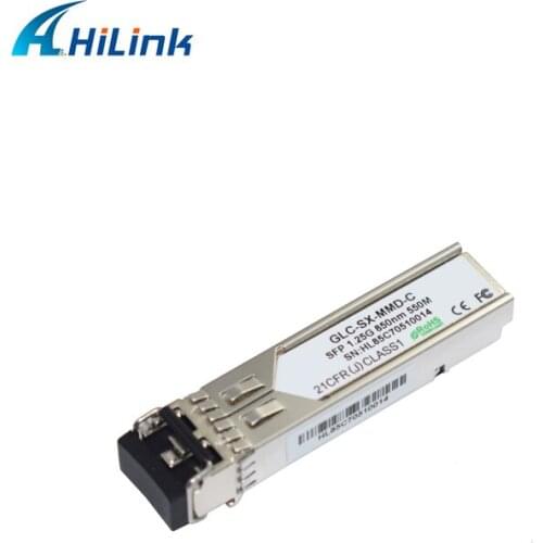 Free Shipping! Dual LC 1000BASE-SX 1.25G 850nm 550m DOM SFP Transceiver GLC-SX-MMD