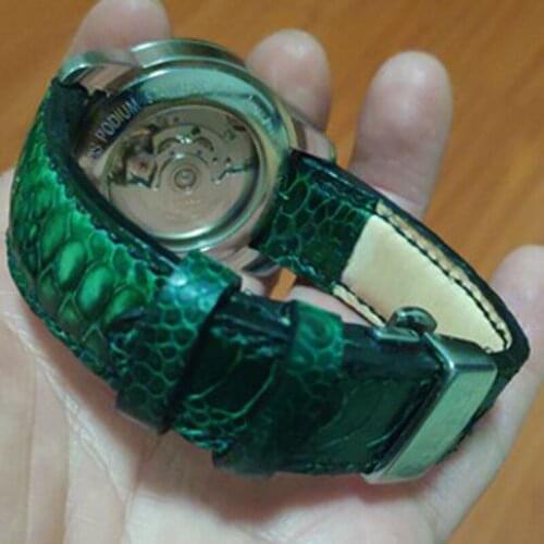 1PCS GENUINE Natural Colorful Turkey Claw Skin Leather Piece For DIY Leather Craft Watch Belt Hanging Craft Accessories 0.5mm