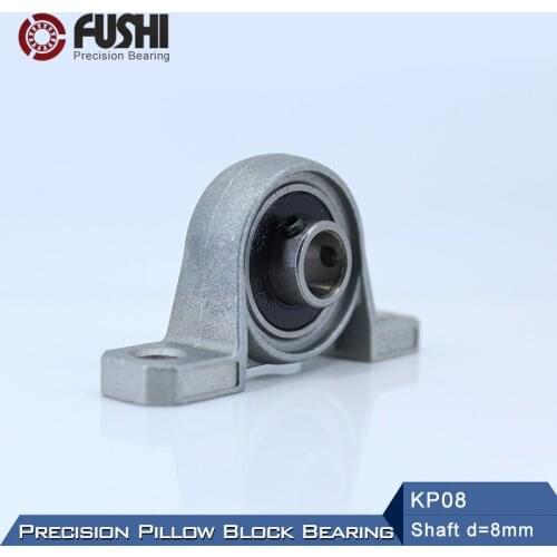 KP08 Bearing 8 mm Shaft Diameter ( 4 PCS ) KP Zinc Alloy Pillow Block KP 08 Bearings KP08