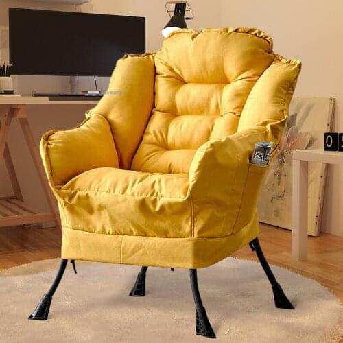 Apartment Computer Backrest Armchair Bedroom Balcony Leisure Recliner Living Room Lazy Sofas Simple Student Dormitory Sofa Chair