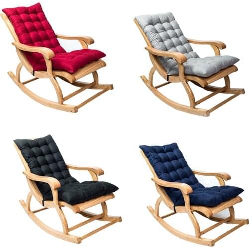 Rocking Chair Cushion Lounger Cushion Rocking Chair Back Three-dimensional Sofa Cushion For Home Garden Relax No Including Chair