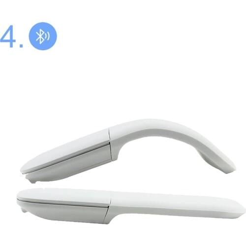 Bluetooth Wireless Foldable Mouse ARC Touch PC Mause 3D Silent Laser Ergonomic Optical Mice Gamer For Microsoft Surface Laptop