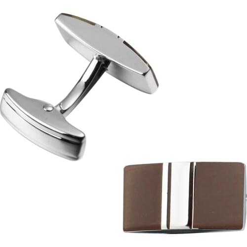 New high quality fashion red striped Cufflinks men wedding fashion Golden Mens Long Sleeve Shirt Cufflinks