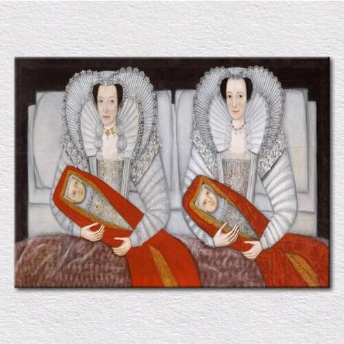 Wholesale art can Directory to decor your room wall , quality artist twins picture printed on canvas free shipping