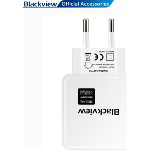 Original Blackview Phone Travel Adapter Charger 5V 6A EU Portable Adapter Charger for BV9100 Mobile phone