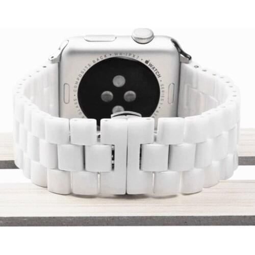 For apple watch band Ceramic strap 38mm 42mm 40mm 44mm for iwatch1 2 3 4 5 men women