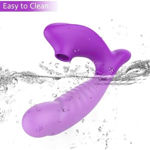 Sucking Vibrator 10 Frequency Orgasm Clitoris Stimulation Massage Stick Silicone Rechargeable Female Masturbator Adult Products