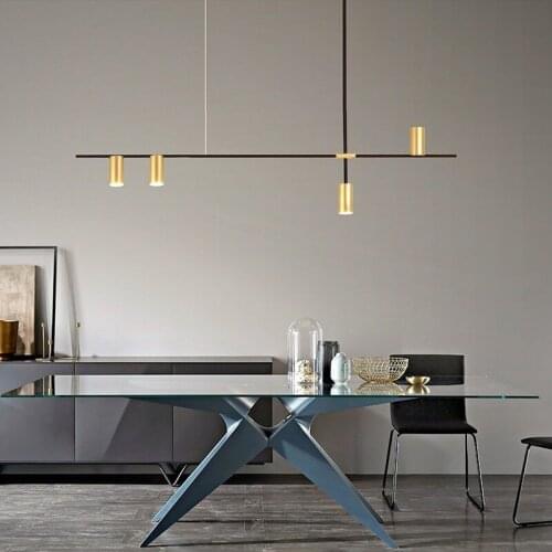Nordic Simple Bar Hanging Lamp Colored Pendant Light Restaurant, Bedroom, Bedside Lights, Modern Art And Creative Lighting