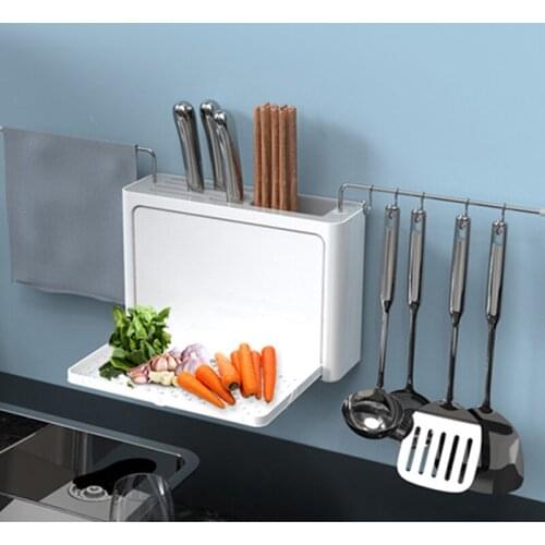 Cutlery Drainer with Easy-Drain Spout Knife Rack Tools Fork Knife Holder Spoon Chopsticks Filter Rack Kitchen Storage Organizer
