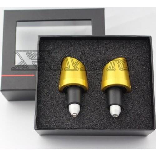 7/8" CNC Universal Motorcycle Handlebar Grip Ends Motocross Weights Anti Vibration Silder Plug For Yamaha TMAX