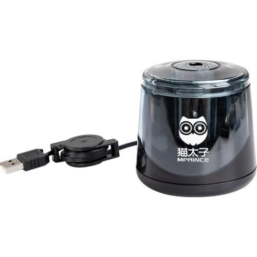 USB Electric Pencil Sharpener Automatic Pencil Sharpeners For Office School Single Hole Pencil Sharpener