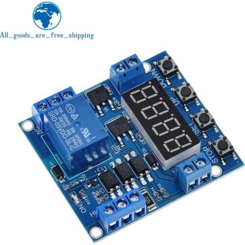 XY-J05 Delay Module Timer delay trigger OFF Voltage upper lower limit detection Cyclic timing counting Battery Charge control