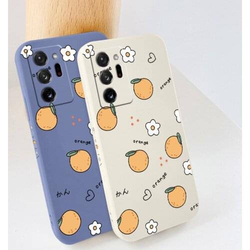 Tangerinr Liquid Silicone Case For Samsung Galaxy A72 A52 A42 A32 A22 A21S A02S A12 A02 A71 A51 A41 A31 Soft Phone Back Cover