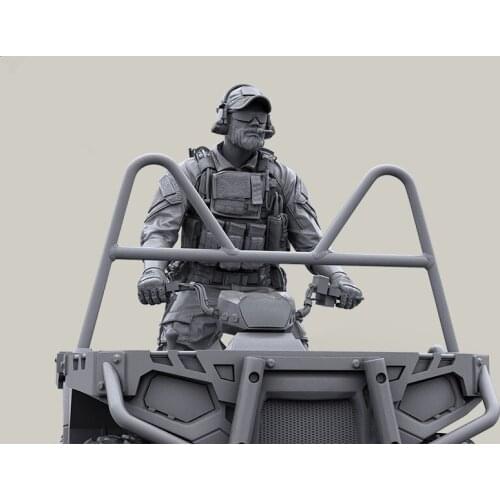 1:35 Resin Figure Model Kit Unassambled Unpainted X271(NO CAR)