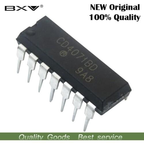 10PCS CD4071 CD4071BE CD4071BD DIP-14 IC