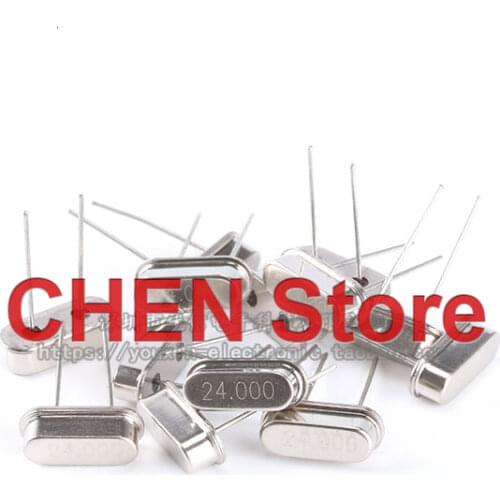 10pcs crystal passive crystal type 24MHz 49S 24M