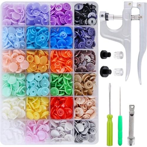 150/240 Sets Plastic Snaps Button Fasteners T5 Bag Folder Buckle Button Resin Garment Accessories For DIY Family Tailor