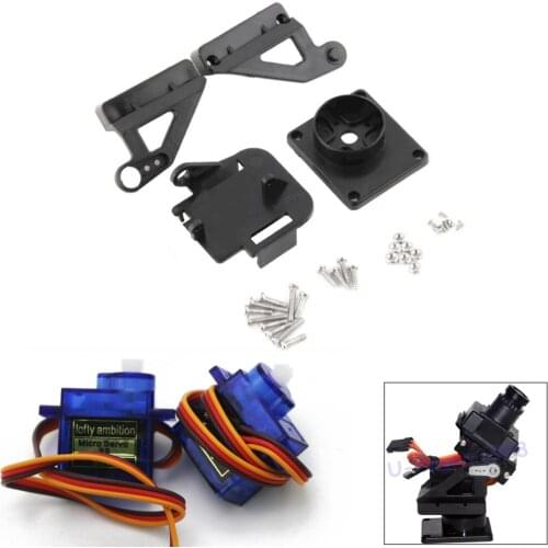 2pcs LA SG90 9G Micro Servo +1pcs FPV Dedicated Nylon PTZ for Arduino Kit