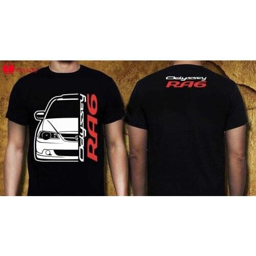 2020 Summer T Shirt Classic Japanese Car Fans Odyssey Ra6 T-Shirt Tee Shirt Double Side Hoodies