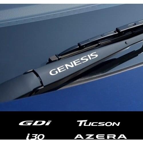 4PCS Car Window Wiper Stickers For Hyundai Elantra Accent Tucson i40 i30 i10 i20 Veloster IX35 IX20 Solaris Genesis Santafe GDi
