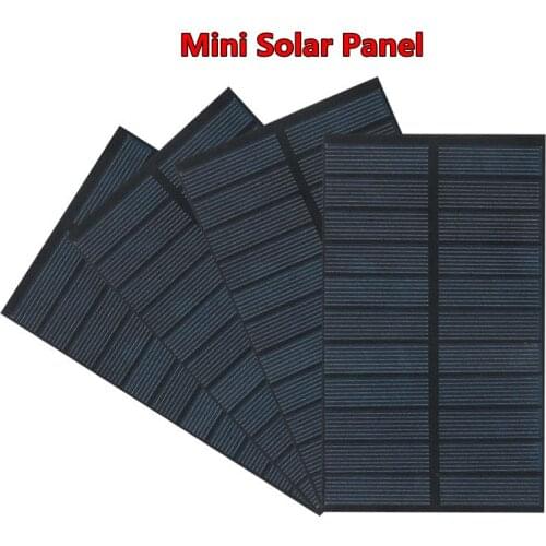 5.5V Mini Solar Panel 1.5W/1.8W Solar Cells DIY Panel For Light Cell Phone Toys Chargers Portable Solar Battery Drop Shipping