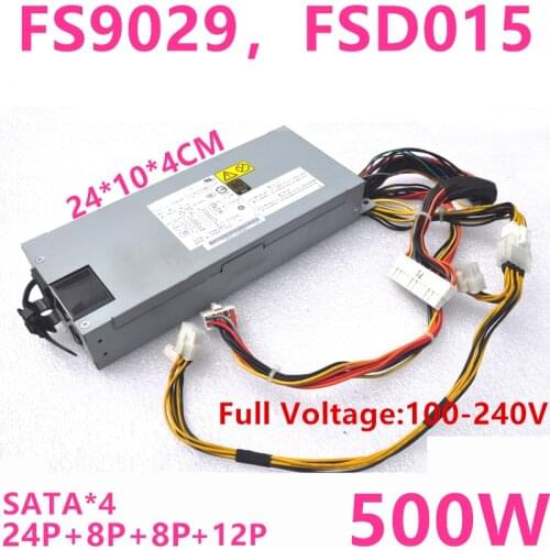 Almost New PSU For AcBel 1U 830 500W Power Supply FS9029 FSD015