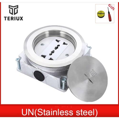 Promotion US UK EU floor receptacle universal floor socket spiral electrical outlet