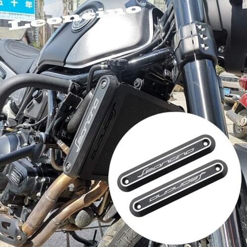 MTKRACING Motorcycle accessories CNC cooler side protection grille decorative cover proteFOR Benelli leoncino 500 Leoncino 500