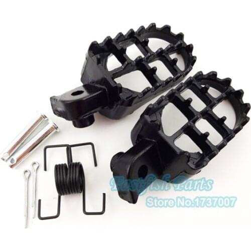 Aluminium Footpegs Footrest Foot Pegs For XR50R CRF50 CRF70 CRF80 CRF100F Dirt Pit Bike Motorcycle Motocross