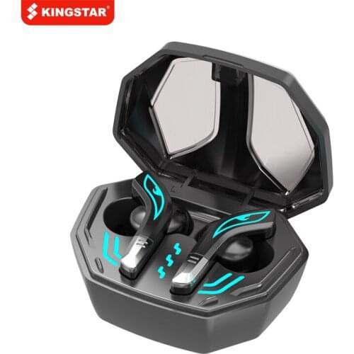 MD158 Bluetooth Earphone True Wireless Cool Design Touch Control Game Mode Noise Cancelling LED Flashing Type-C