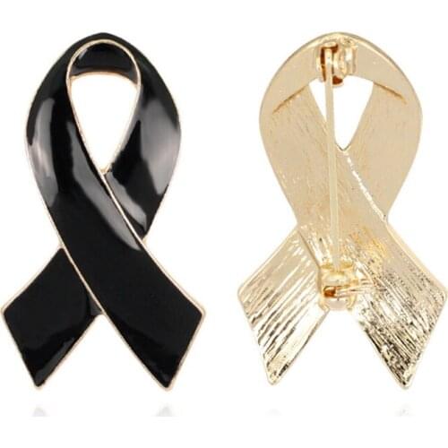 Factory price New designs White Crystal Rhinestone N0.9 Ribbon Brooch Pin For Thailand Funeral Memorial