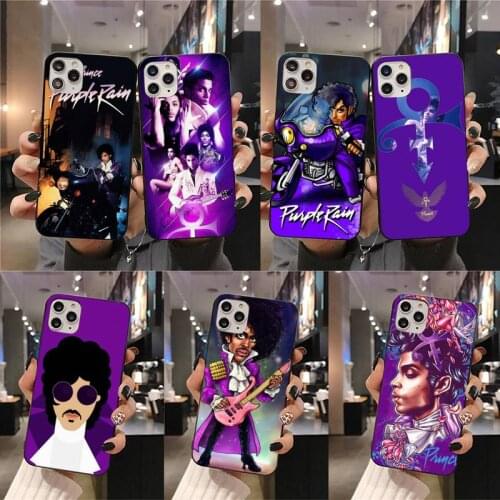 Prince Rogers Nelson Violet Hard Phone Case For iphone 12 11 Pro Max Mini XS Max 8 7 6 6S Plus X 5S SE 2020 XR cover
