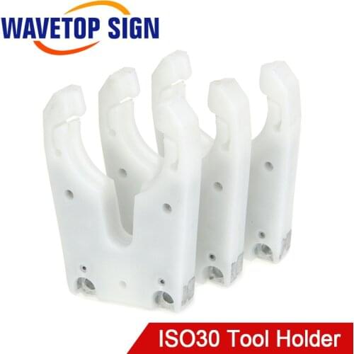ISO30 Tool Holder Clamp Iron + ABS Flame Proof Rubber ISO30 Tool Holder Claw 1pcs