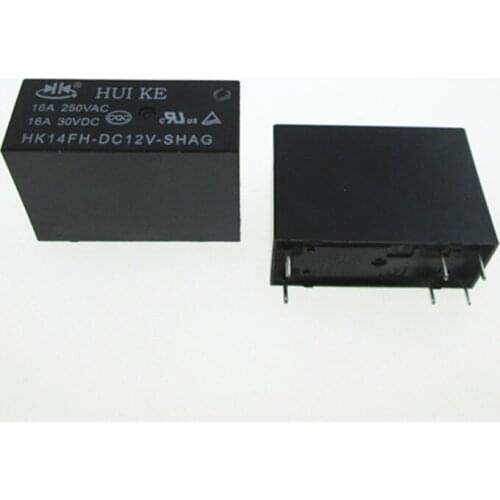 HOT NEW 12V relay HK14FH-DC12V-SHAG HK14FHDC12VSHAG 12V 12VDC DC12V 16A 250VAC 6PIN