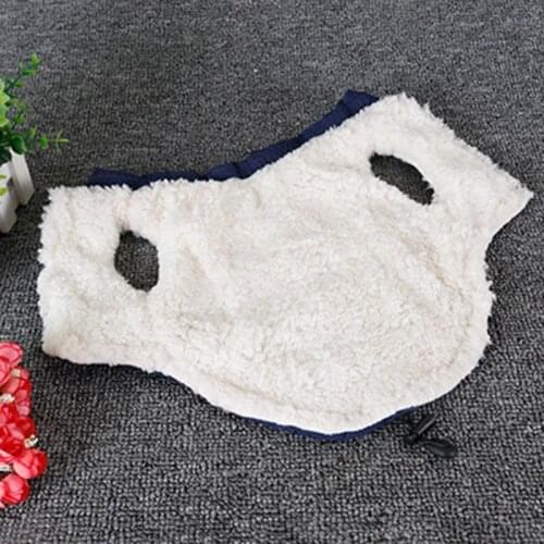 Pet Dog Cotton Coat Dog Clothes Plus Velvet Padded Warm And Comfortable Cotton Coat Dog Clothes Outfits Jacket Autumn And Winter