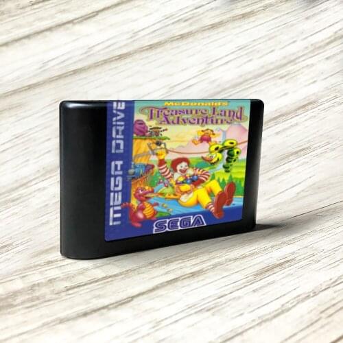 McDonalds Treasure Land Adventure - EUR Label Flashkit MD Card for Sega Genesis Megadrive Video Game Console