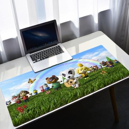 Gamer Keyboard Pad For Mouse Cheap Gaming Laptop Animal Crossing Mousepad Anime Mat Deskpad PC Gamer Big Table PadsMice