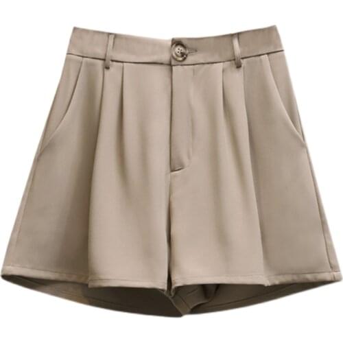 Suit Wide-Legged Plus Size 5Xl Large Fashion Basic High Waist Summer WomenS Casual Cycling Clothing Sports Fitness Shorts 2021