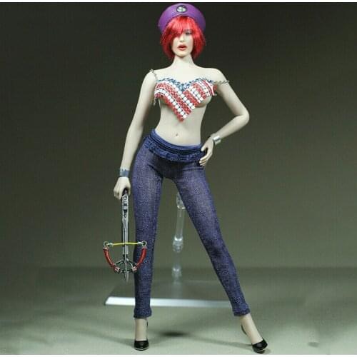 Best Sell 1:6 Pants Hat Bra Clothes Props Fit 12" Female Phicens TBLeague Figure Body Toys For Collection