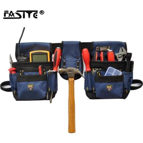Multi-functional Electrician Tool Bag Waist Pouch Belt Storage Holder Organizer Electricians Tool Pouch Kit Bag Drop Shipping