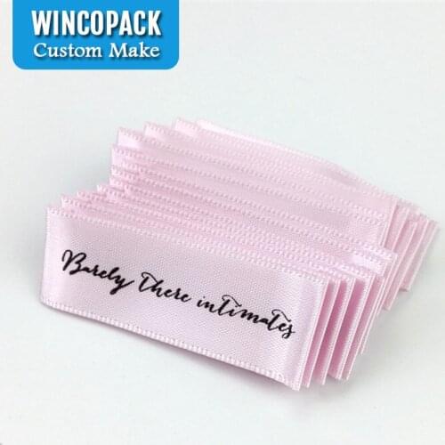 Washable High Definition Woven Clothing Label Woven Garment Satin Label WL065