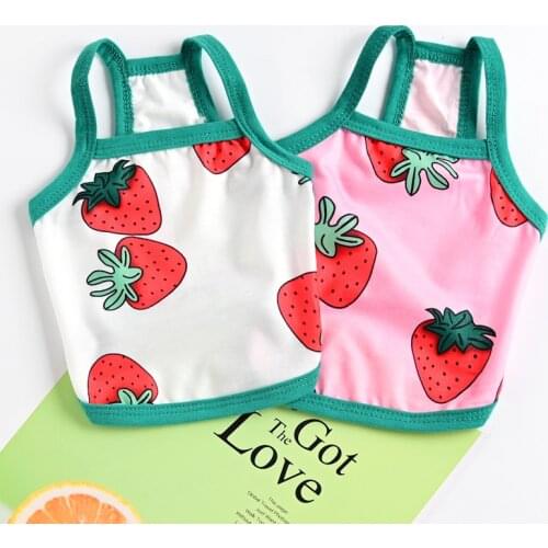 Dog Vest Clothes Spring Summer Pets Outfits Cooling Clothes for Small Dogs Pet T shirt Soft Puppy Dogs Clothes Shirts 098