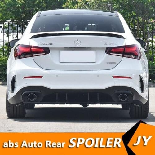 For Mercedes-Benz W177 Spoiler 2019-2020 W177 A-class A180 A200 Yk Spoiler ABS plastic Material Car Rear Wing Color Rear Spoiler